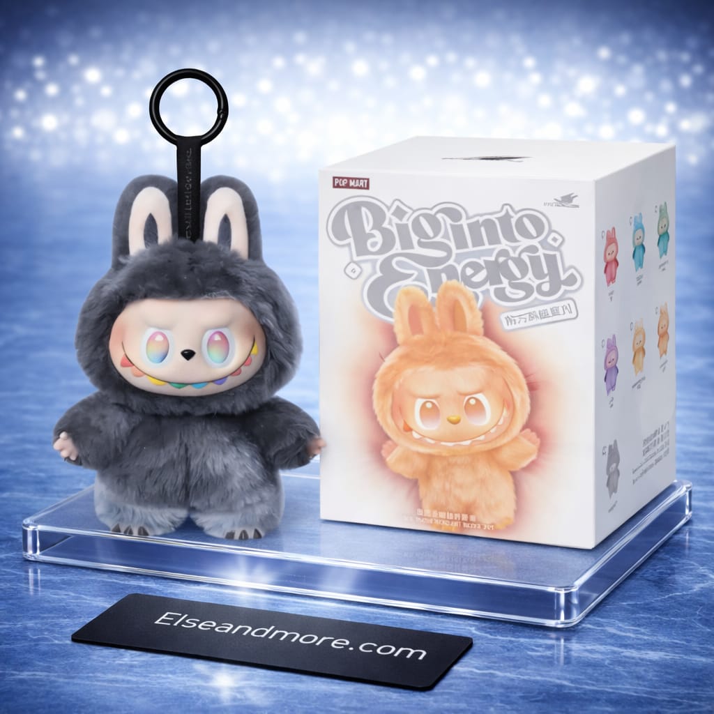 Labubu Plush Keychain – Cute Bunny Soft Toy with Key Ring