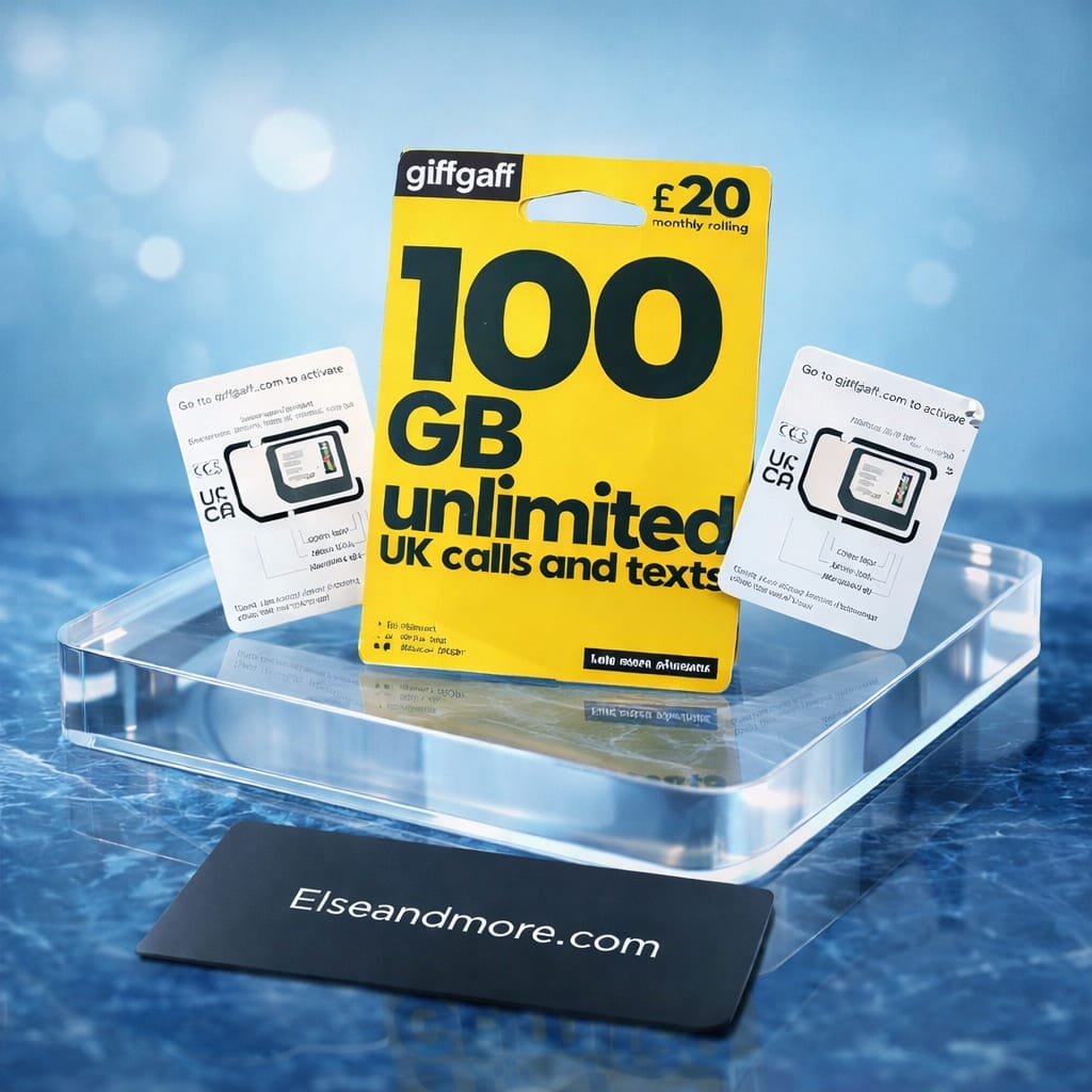 Giffgaff UK Sim For TikTok Live and Monetization