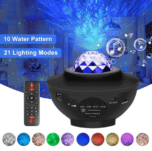 Galaxy projector Starry Night Light Projector Lamp With Speaker 21 Lighting Modes
