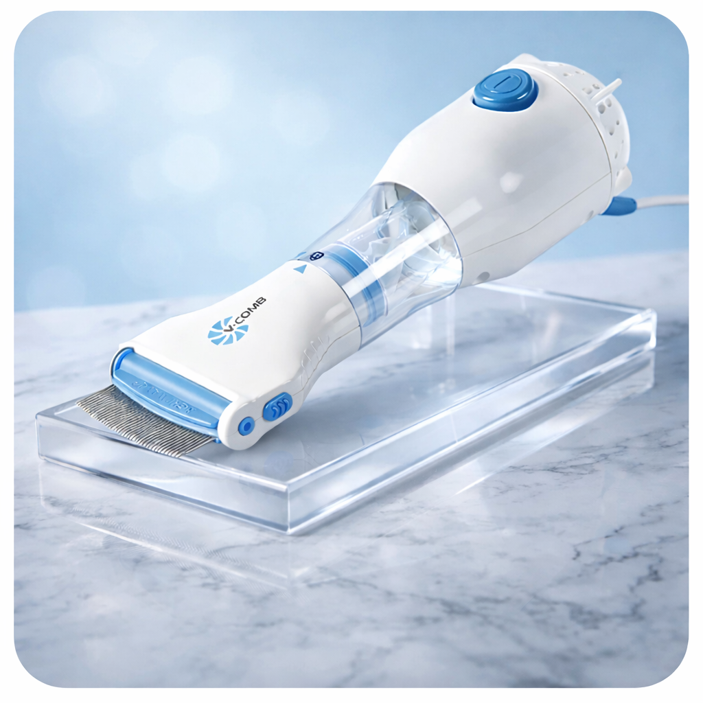 V Comb Anti Lice Electric Machine with 4 Filters , Original imported Steel Rechargeable