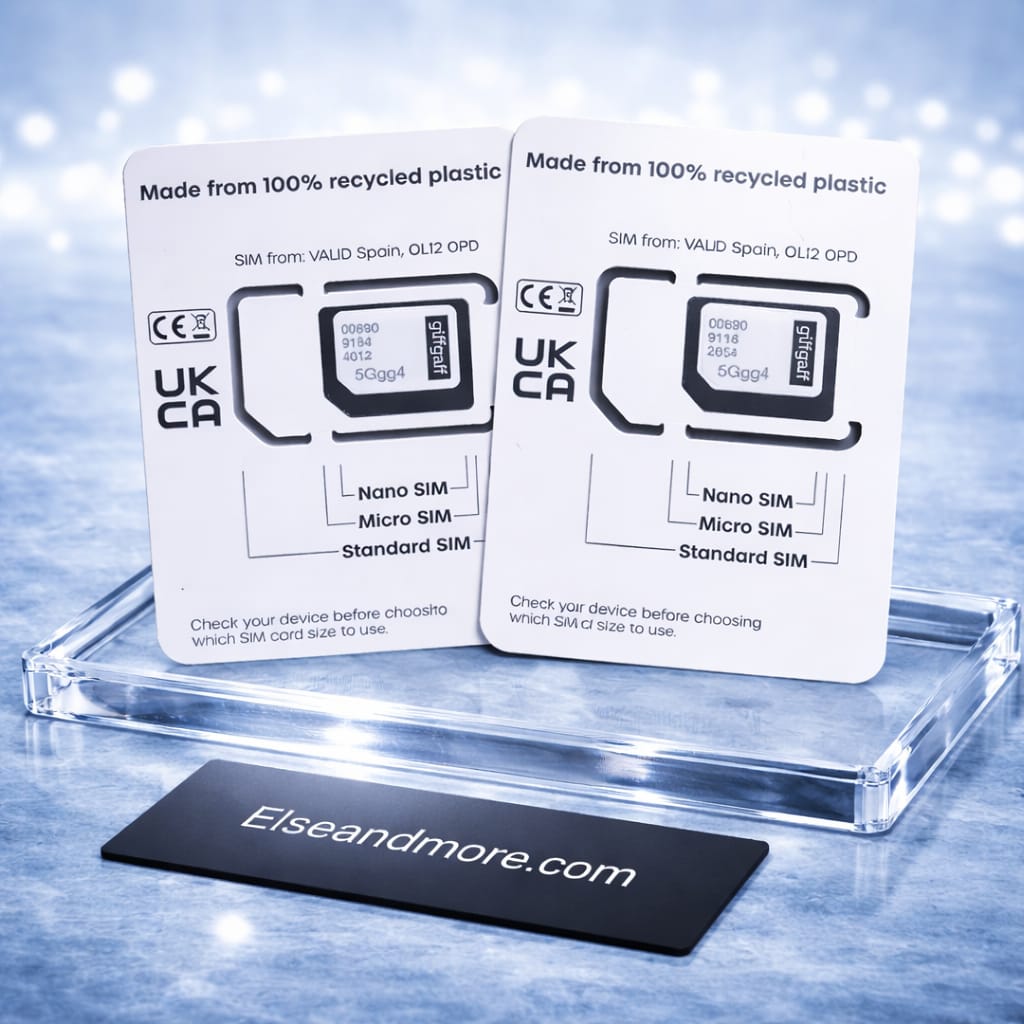 Giffgaff UK Sim For TikTok Live and Monetization